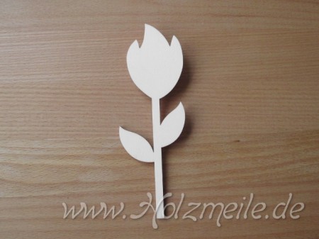 Holz-Blume Tulpe