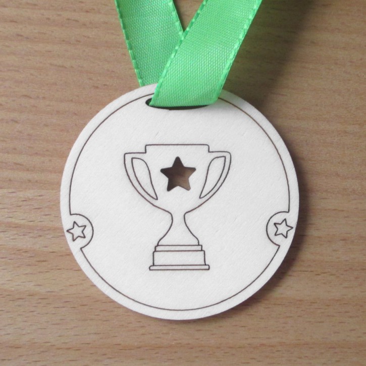 Holz-Medaille Pokal