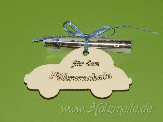 Geldgeschenk zum Führerschein